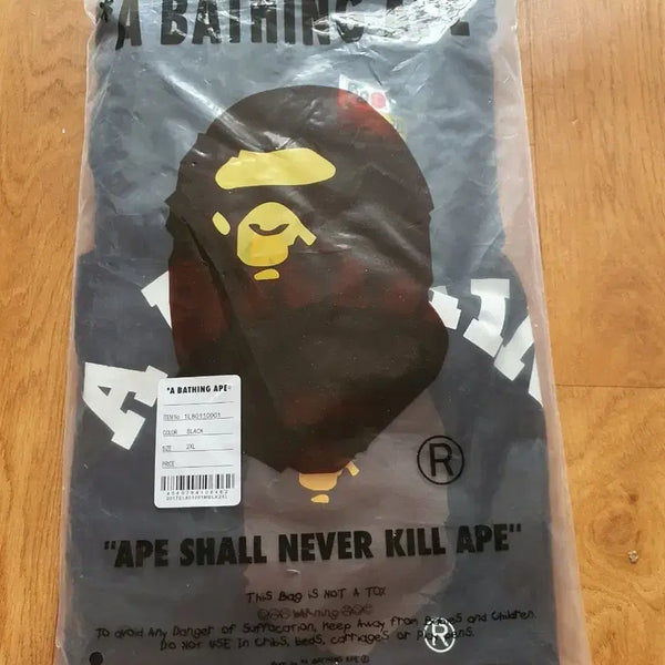 [BUNJANG] Bape Short Sleeve T-Shirt Black 2XL / 베이프  반팔티 블랙 2XL