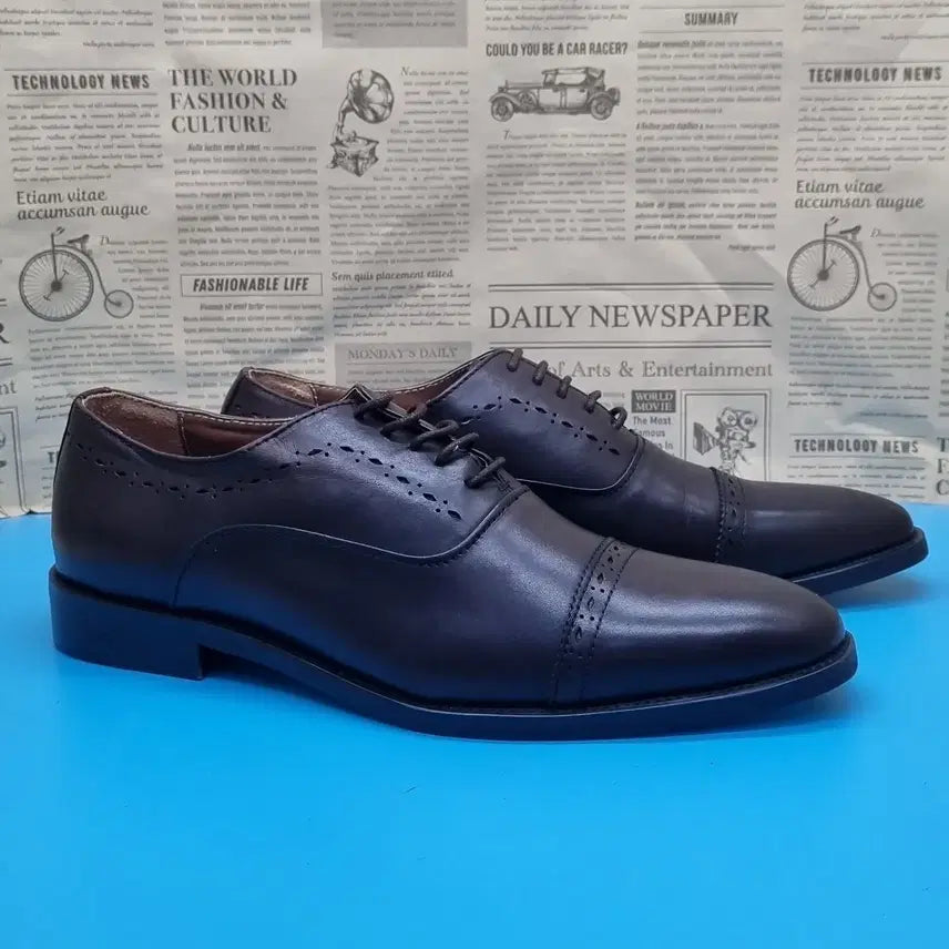 [BUNJANG] Namuhana Men's Leather Shoes 255 / 나무하나 남성가죽구두255