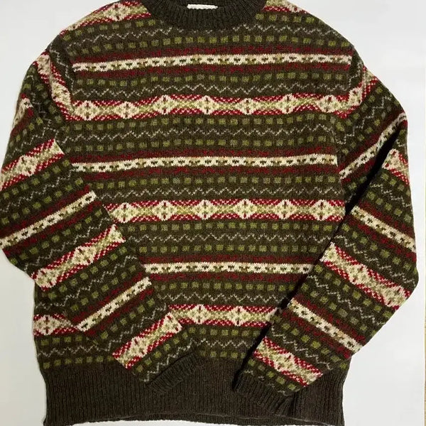 [BUNJANG] 100% Scottish Wool Sweater / 스코틀랜드 울100% 스웨터