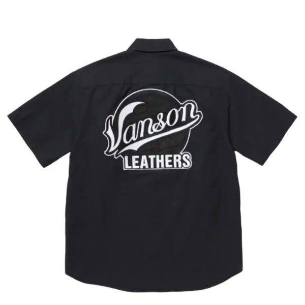 [BUNJANG] Supreme x Vanson Work Shirt Black L / 슈프림 x 밴슨 워크셔츠 블랙 L