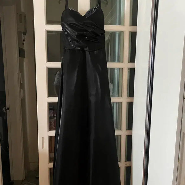 [BUNJANG] Black Long Dress (Size 66) / 블랙 롱 연주회,파티 드레스(66)