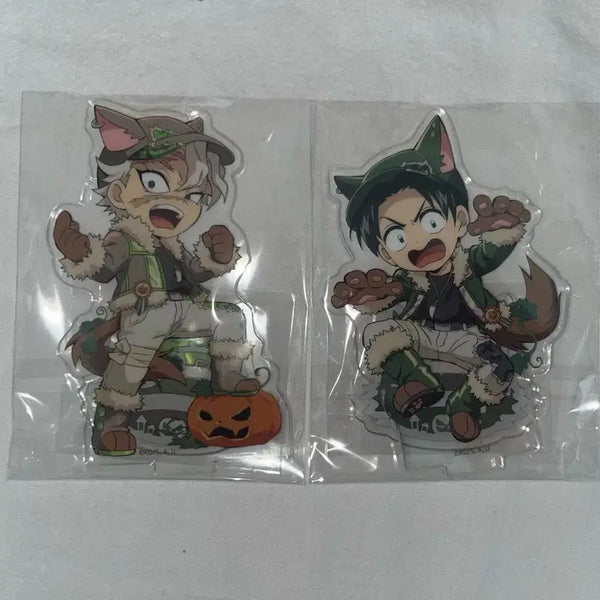 [BUNJANG] Demon Slayer Halloween Ver. Acrylic Stand Sanemi & Murata Bundle Set / 귀멸의 칼날 아크릴 스탠드 할로윈ver 사네미, 무라타 일괄