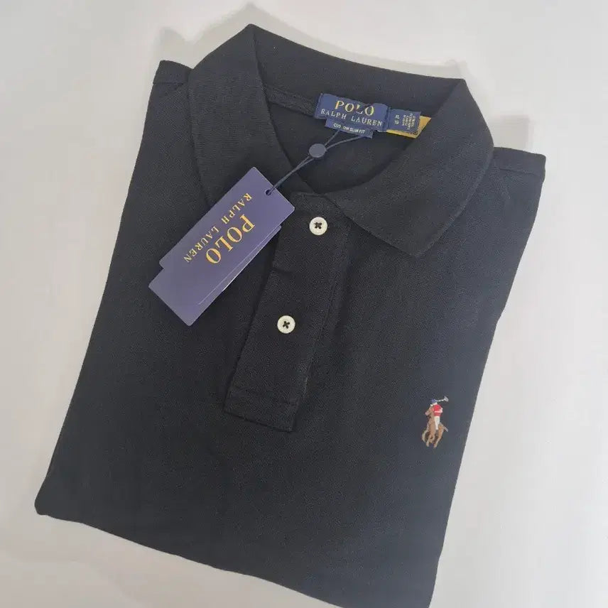 [BUNJANG] Polo Ralph Lauren Short Sleeve Black Polo Shirt L / 폴로 반팔 검정 카라티 L (새상품)