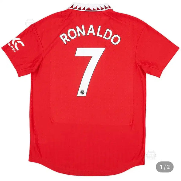 [BUNJANG] Manchester United 22-23 Cristiano Ronaldo Authentic Player Version Jersey with EPL Patch / 22-23맨유 호날두 마킹 어센틱 EPL마킹도 있음