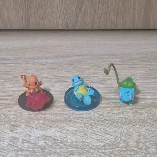 [BUNJANG] Pokemon Desktop Gacha 1st Generation Starters Set Figure / 포켓몬 피규어 데스크탑 가챠 1세대 스타팅 세트