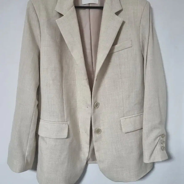 [BUNJANG] Women's Beige Jacket Size 95 / 베이지색  자켓95