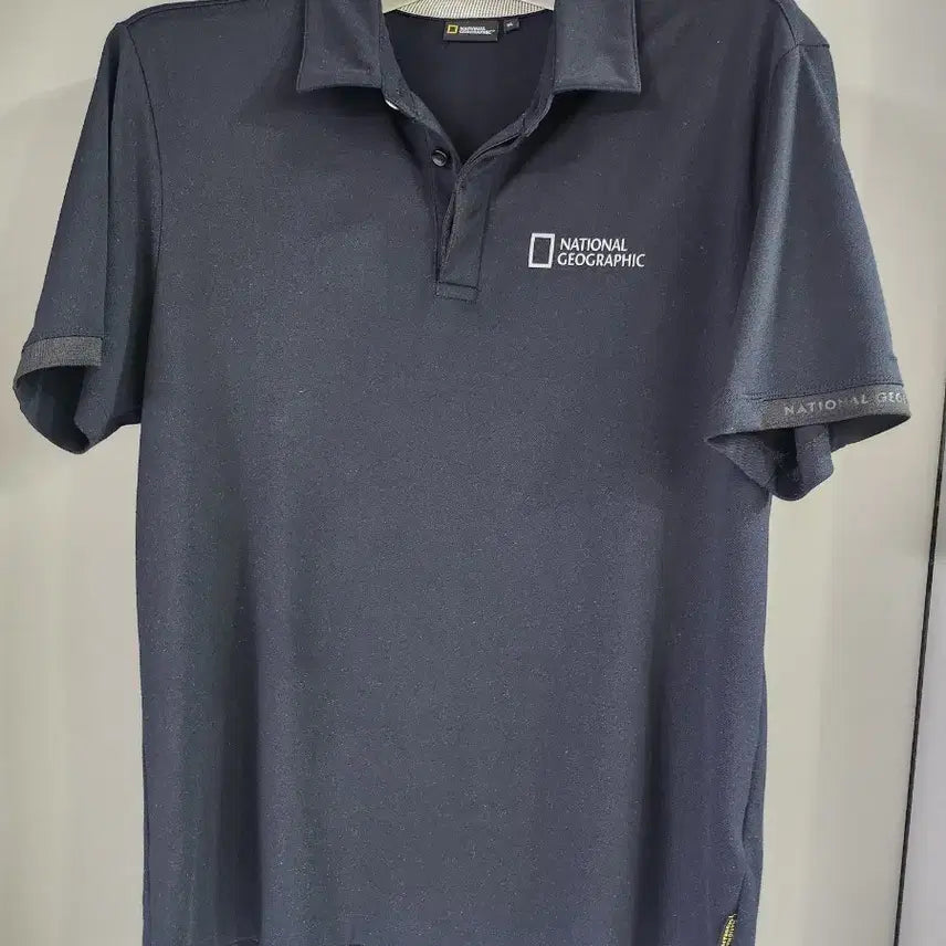 [BUNJANG] National Geographic Logo Print Short Sleeve Polo Shirt / 네셔널지오그래픽