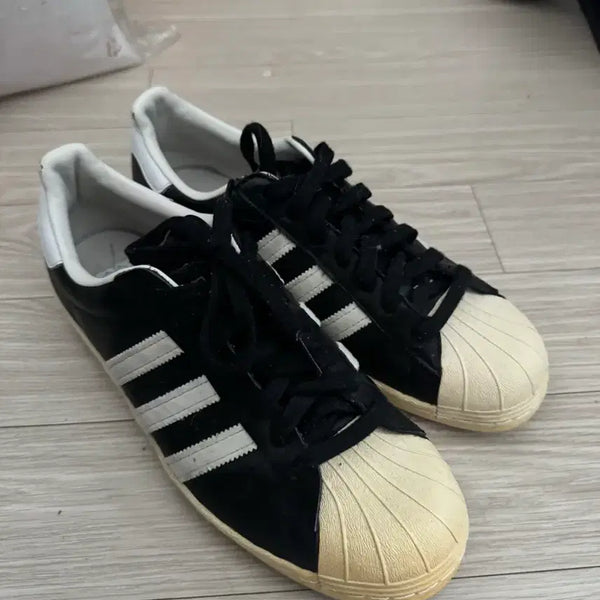 [BUNJANG] Adidas Superstar Black and White 275 / 아디다스 슈퍼스타 검흰 275