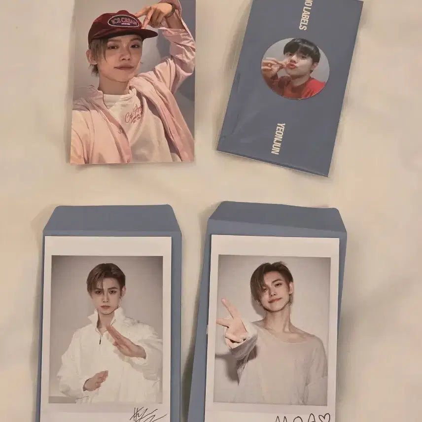 [BUNJANG] TXT Yeonjun 'Ice Cream' Studio Photocard + Polaroid 2 Types + Cleaner Bundle Set / 연준 아이스크림 공방 포카 + 폴라로이드 2종+ 클리너 일괄