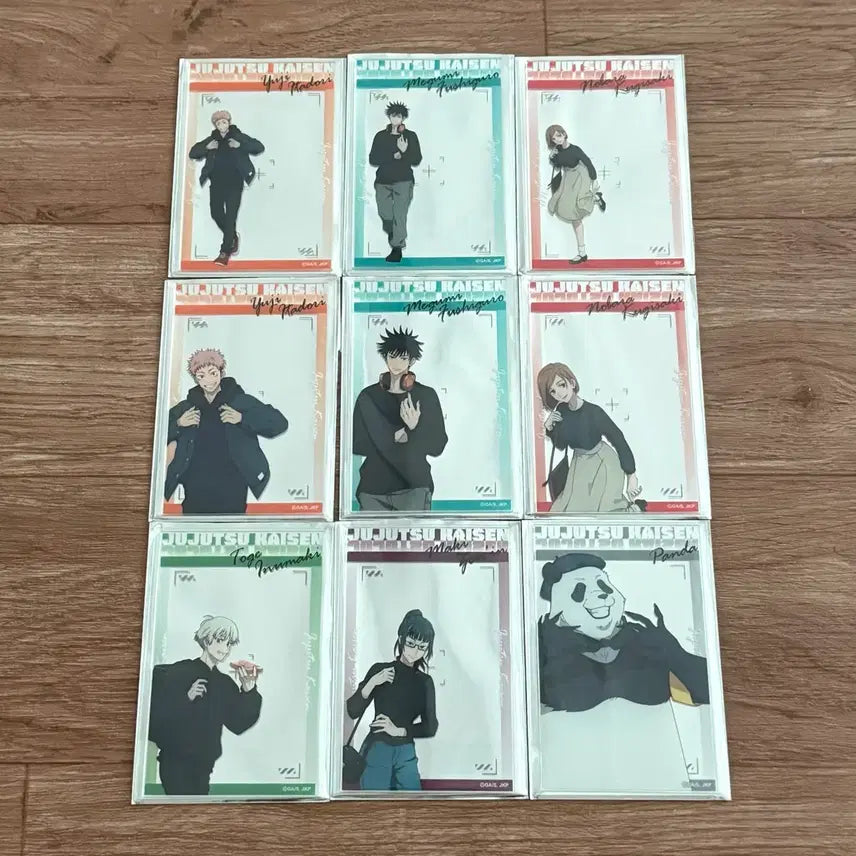 [BUNJANG] Jujutsu Kaisen Holiday Transparent Photocard Set (Yuji, Megumi, Nobara, Toge, Maki) / 주술회전 휴일 홀리데이 팝업 투명 포토카드 유지 메구미 노바라 토게 마키