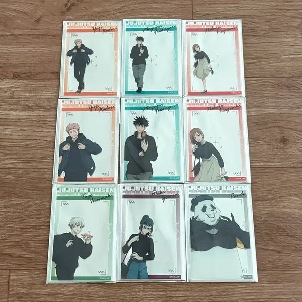 [BUNJANG] Jujutsu Kaisen Holiday Transparent Photocard Set (Yuji, Megumi, Nobara, Toge, Maki) / 주술회전 휴일 홀리데이 팝업 투명 포토카드 유지 메구미 노바라 토게 마키
