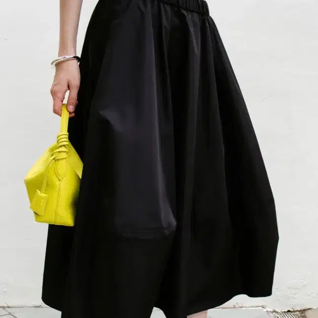 [BUNJANG] ORR Balloon Full Skirt Black / 오르 벌룬 풀 스커트
