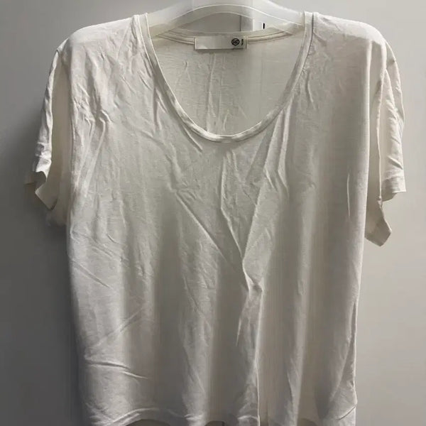 [BUNJANG] RECTO Plain White T-Shirt - Free Size / 렉토 티셔츠 무지 흰색 프리사이즈
