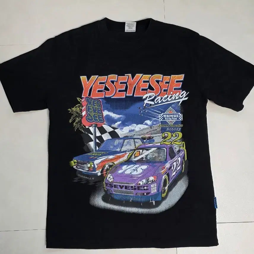 [BUNJANG] Yeseyesee Racing T-Shirt / 예스아이씨 레이싱 티셔츠
