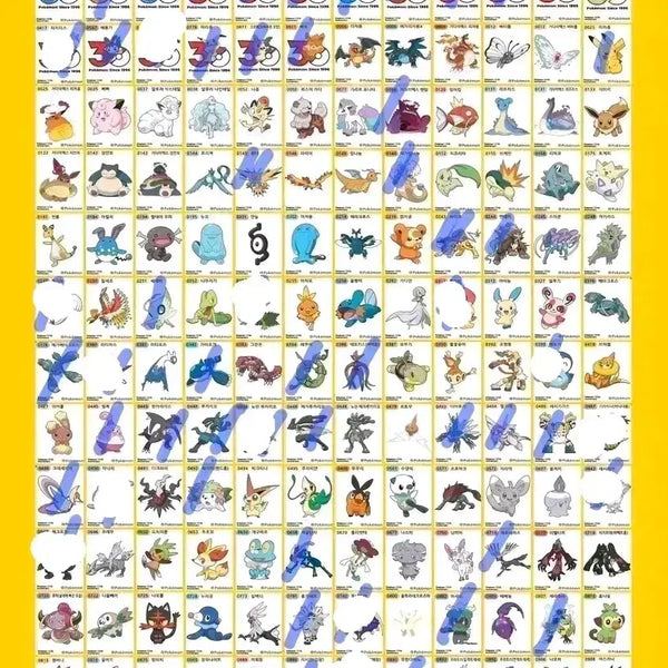 [BUNJANG] Pokemon 30th Anniversary Edition 5th Series Stickers / 포켓몬띠부씰 30주년 시즌5 판매