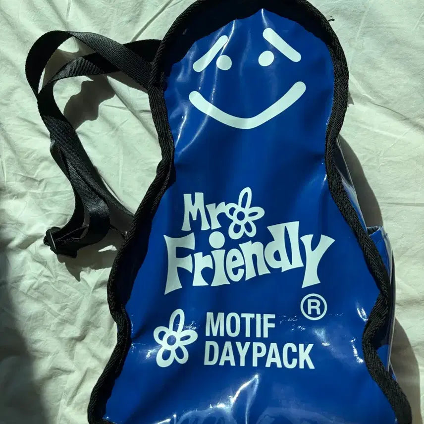 [BUNJANG] Mister Friendly Motive Enamel Day Bag NVY / 미스터 프렌들리 모티브 애나멜 데이백 NVY