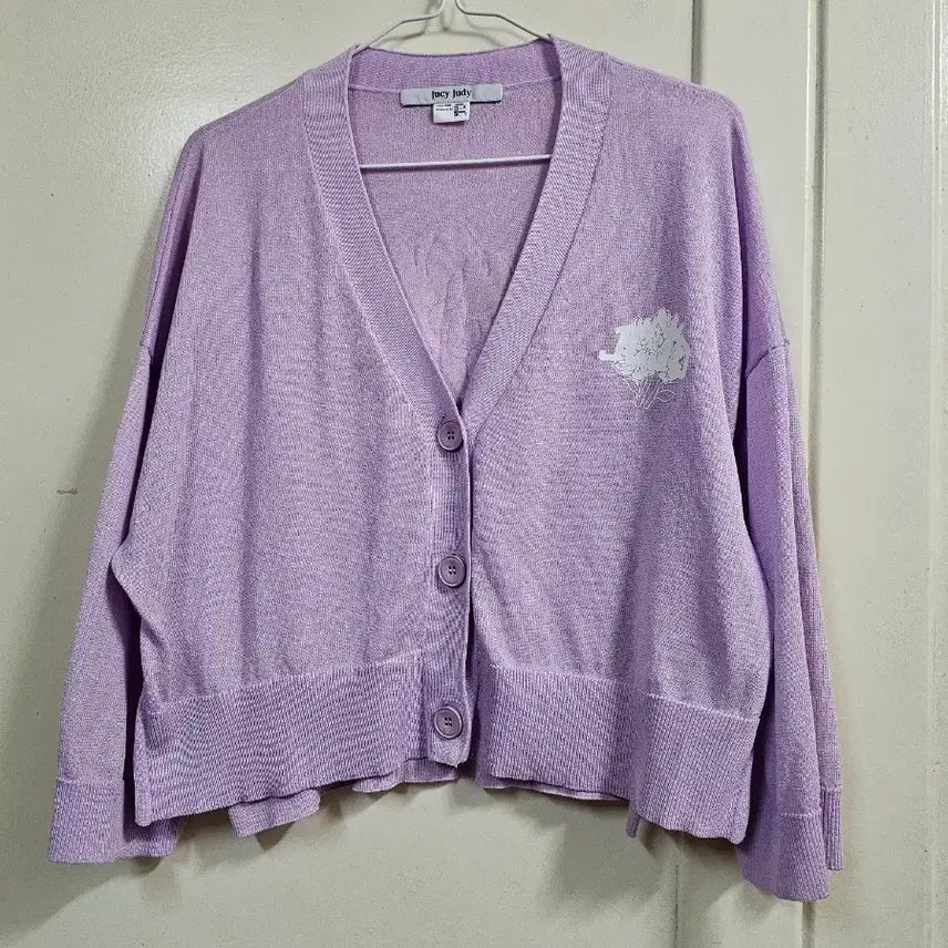 [BUNJANG] Juicy Judy Light Violet Summer Cardigan (Unworn) / 미착용)쥬시쥬디 여름 가디건