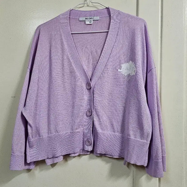 [BUNJANG] Juicy Judy Light Violet Summer Cardigan (Unworn) / 미착용)쥬시쥬디 여름 가디건