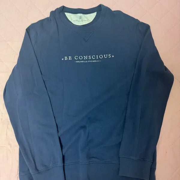 [BUNJANG] Brunello Cucinelli Embroidered Logo Sweatshirt / 정품 브루넬로 쿠치넬리 자수로고 맨투맨