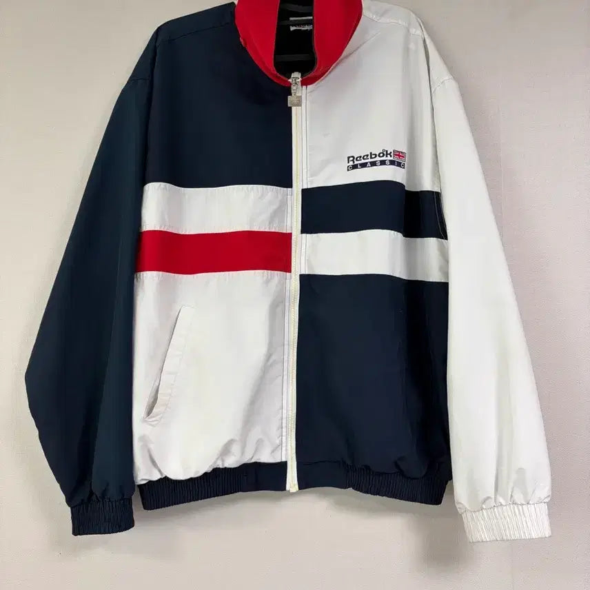 [BUNJANG] Reebok 00s Anorak Windbreaker Jersey Jacket / 00s 정품 리복 아노락 바람막이 져지 빈티지 자켓