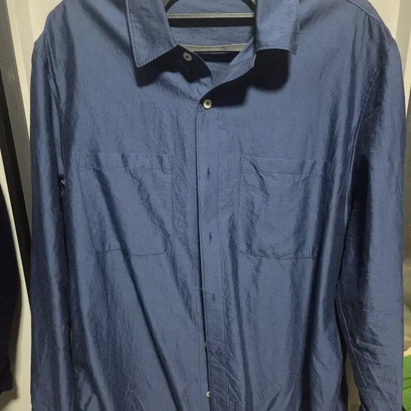 [BUNJANG] Time Homme Silk Shirt / 타임옴므 실크소재 셔츠
