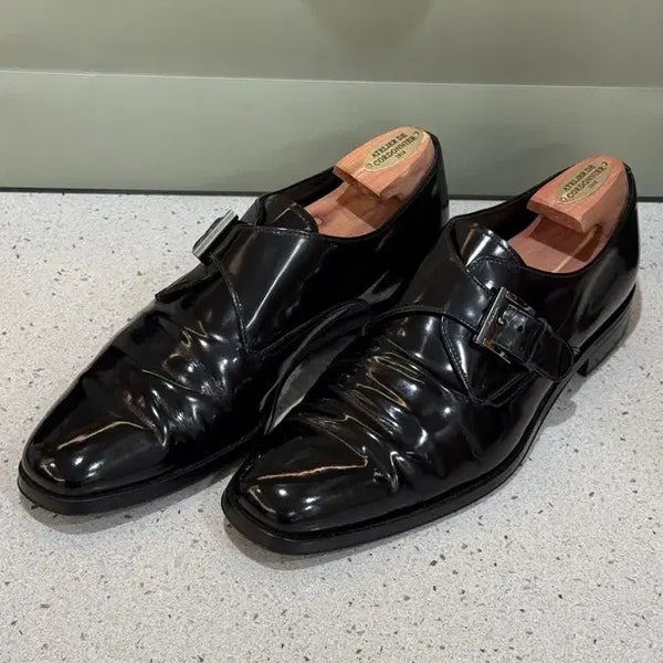 [BUNJANG] Prada Single Monk Strap Shoes Loafers UK 6 / 프라다 싱글몽크 스트랩 구두 로퍼 uk6