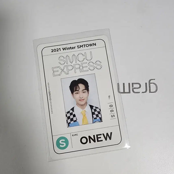 [BUNJANG] SM Entertainment Onew 2021 Winter Photocard / 2021에스엠타운 온유 포토카드