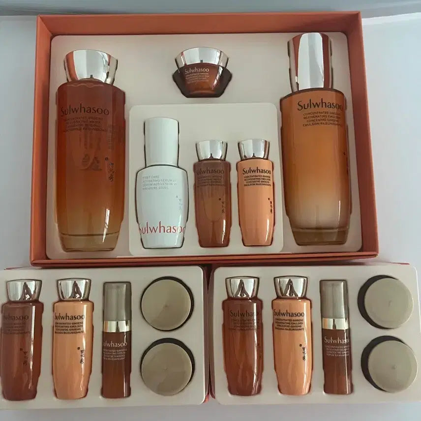[BUNJANG] Sulwhasoo Concentrated Ginseng Renewing 2-Piece Set + 2x 5-Piece Kits / 설화수 자음생2종세트+5종키트2개