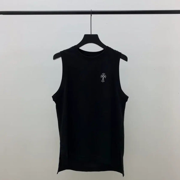 [BUNJANG] Chrome Hearts Hairy Cross Lip Tank Black / 크롬하츠 헤어리 크로스 립 탱크 블랙