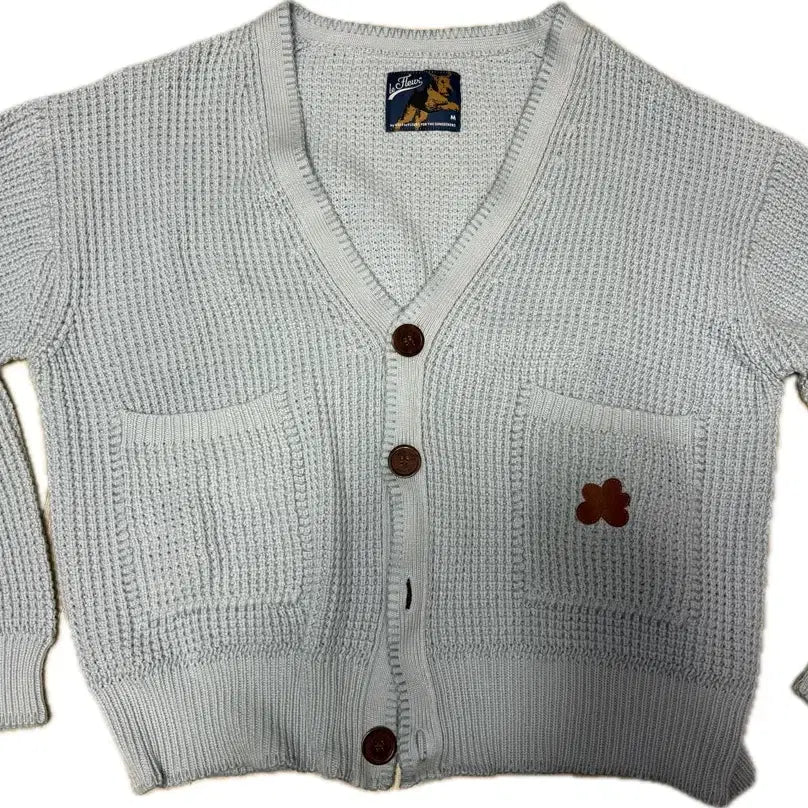 [BUNJANG] Golf Le Fleur Waffle Cardigan / 골프 르 플레르 와플 가디건