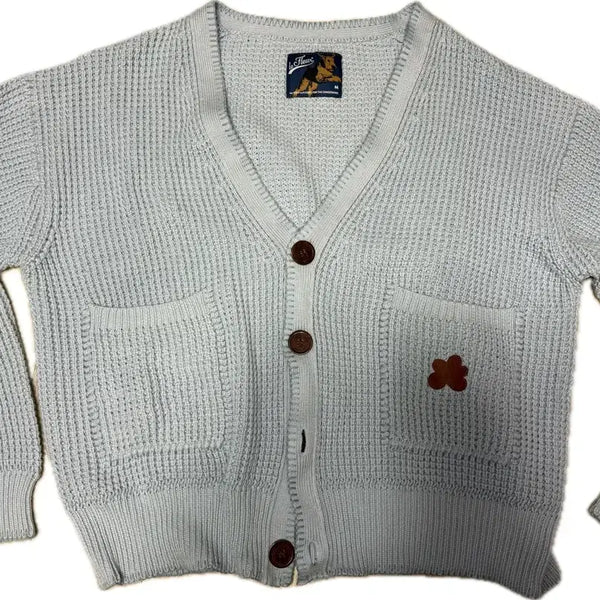 [BUNJANG] Golf Le Fleur Waffle Cardigan / 골프 르 플레르 와플 가디건