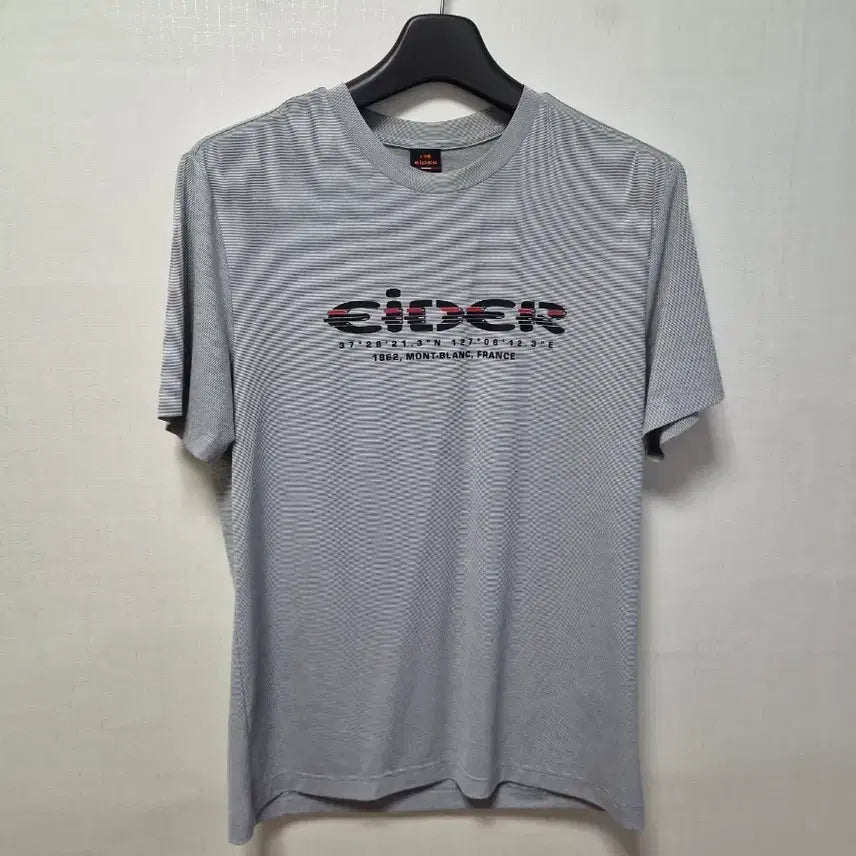 [BUNJANG] Eider Men's Short Sleeve T-Shirt Gray Size 100 / 아이더 반팔 티셔츠 시원한원단 남성용 그레이 100