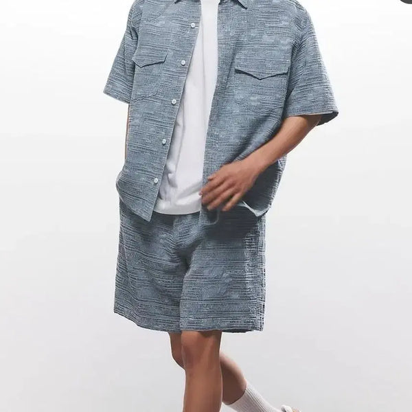 [BUNJANG] Time Homme Linen Blend Shirt 100 / 타임옴므 린넨블렌드 셔츠 100