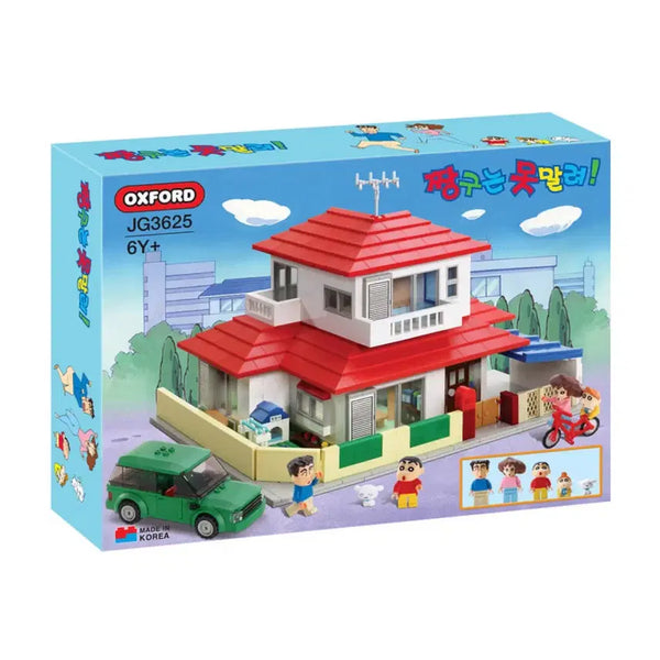 [BUNJANG] Oxford Crayon Shin-chan Shin-chan's House Building Blocks JG3625 / [새상품] 옥스포드 짱구는못말려 짱구네집 레고 블럭 JG3625