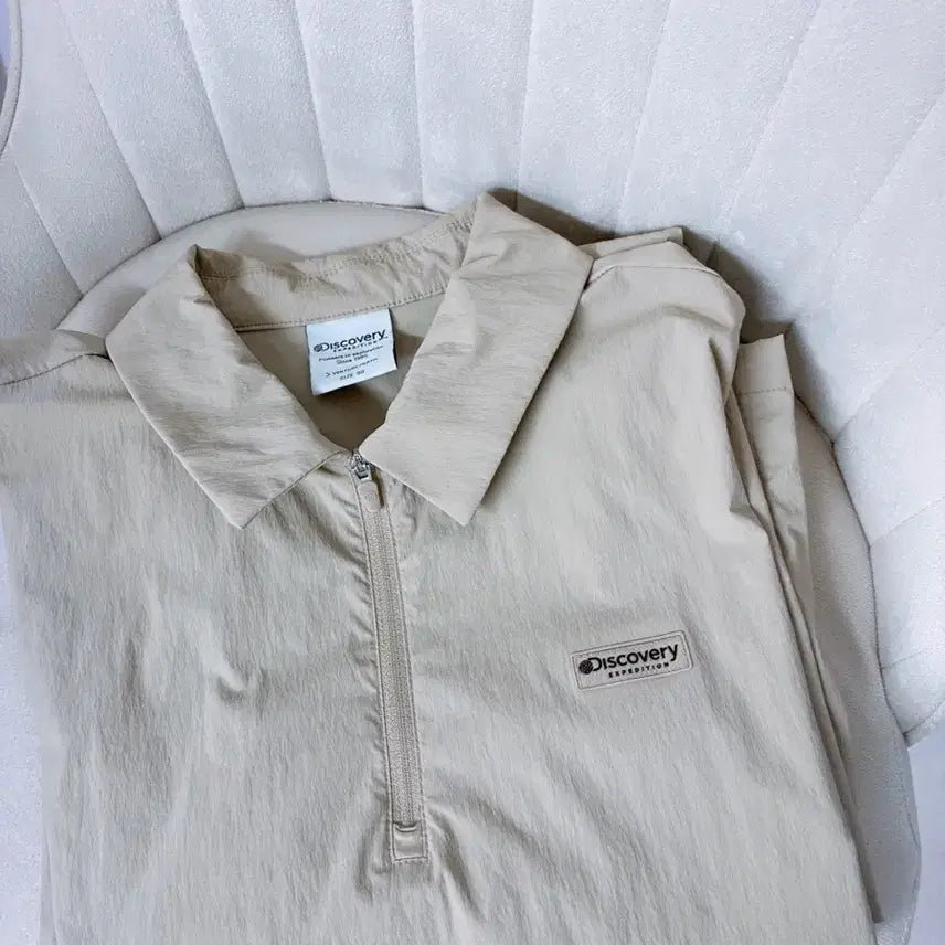 [BUNJANG] Discovery Freshvent Collarless Woven Dress Size 90 / 디스커버리 프레시벤트 카라형 우븐 원피스 사이즈90