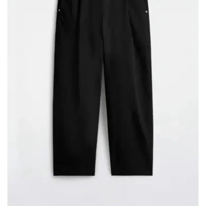 [BUNJANG] COS Pleated Wide Leg Denim Trousers Black / 코스 플리티드 와이드 레그 데님