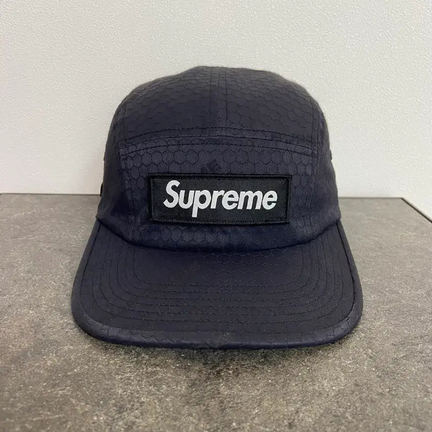 [BUNJANG] Supreme Box Logo Cordura Ripstop Camp Cap Black FW24 / (OS) 슈프림 박스로고 캠프캡 모자 24FW 코듀라 립스탑 블랙
