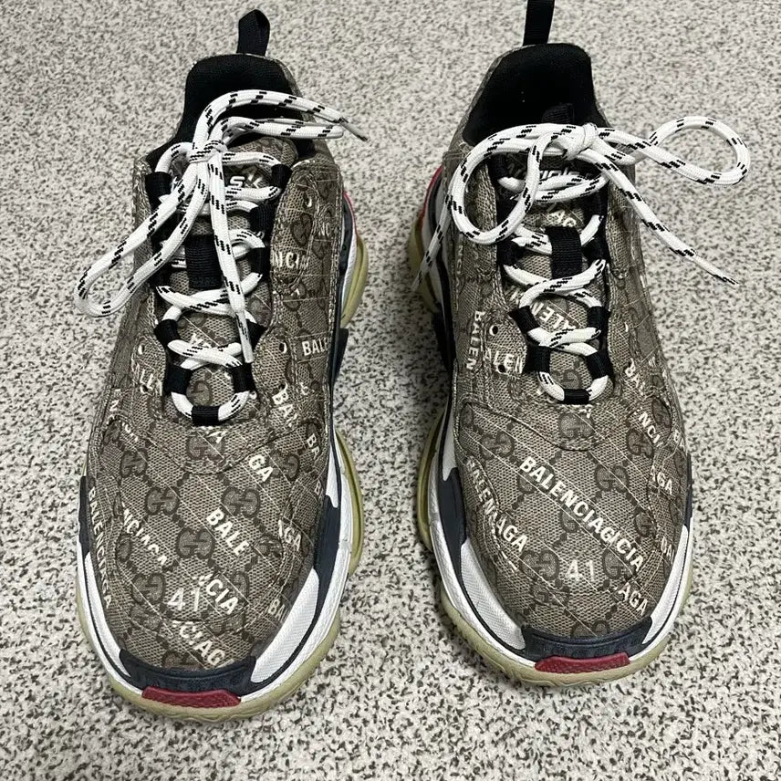 [BUNJANG] Balenciaga x Gucci Hacker Project Triple S Sneakers / 발렌시아가X구찌 트리플S 해커프로젝트 41