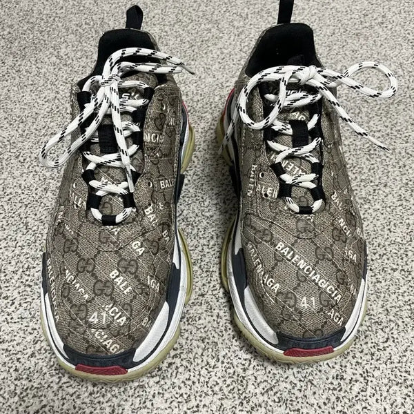 [BUNJANG] Balenciaga x Gucci Hacker Project Triple S Sneakers / 발렌시아가X구찌 트리플S 해커프로젝트 41