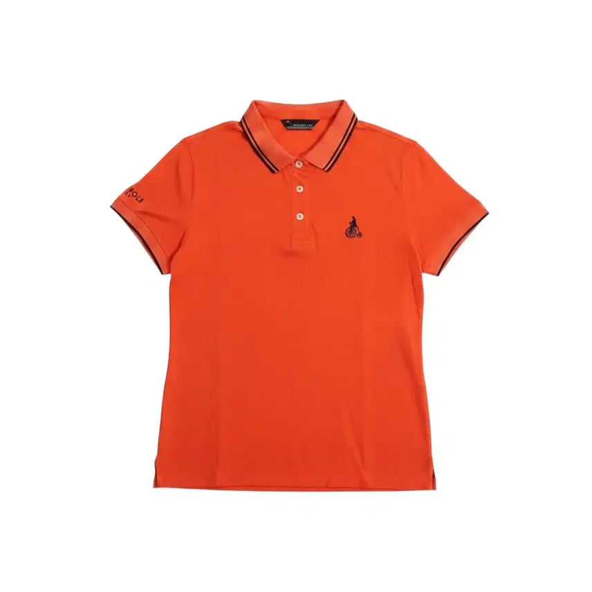 [BUNJANG] Beanpole Women's Orange Golf Polo T-Shirt / 여성95/ 빈폴 오렌지 골프카라티 25-117