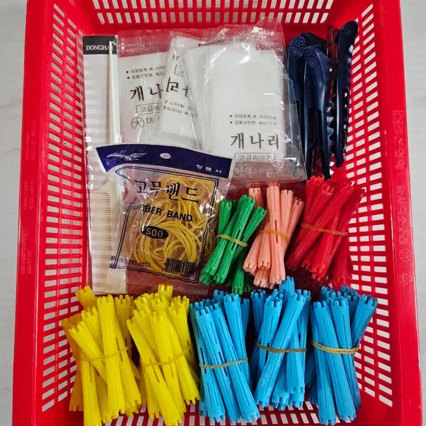 [BUNJANG] Hairdresser Practical Exam Rod Set / 미용사 실기 롯드세트