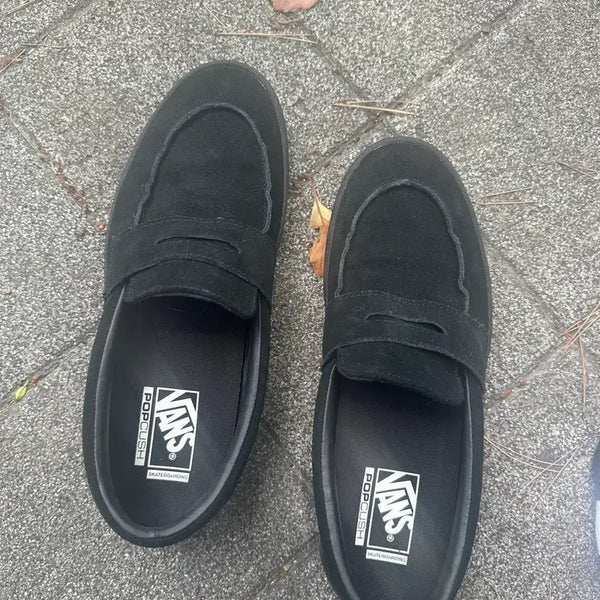 [BUNJANG] Vans Skate Loafer Suede Black / [285] 반스 스케이트 로퍼 스웨이드 블랙
