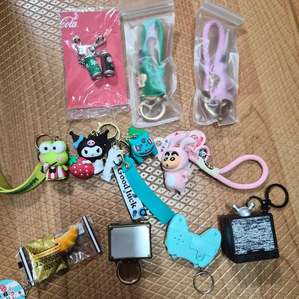 [BUNJANG] Character Keyring Bundle (12 Pieces) / 캐릭터키링 12개일괄