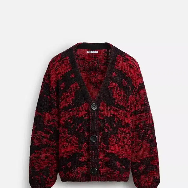 [BUNJANG] Zara Limited Edition Jacquard Cardigan L / Zara 리미티드 에디션 자카드 가디건 L