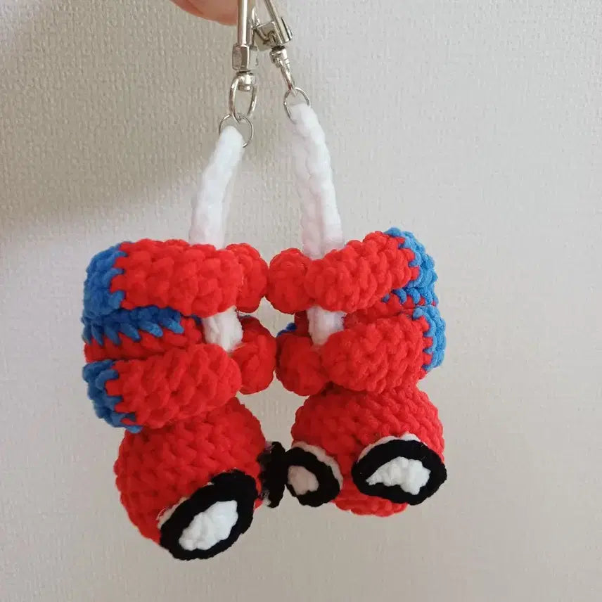 [BUNJANG] Spider-Man Handmade Knit Keychain / 스파이xx 뜨개키링
