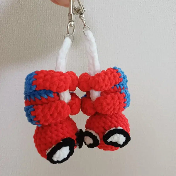 [BUNJANG] Spider-Man Handmade Knit Keychain / 스파이xx 뜨개키링