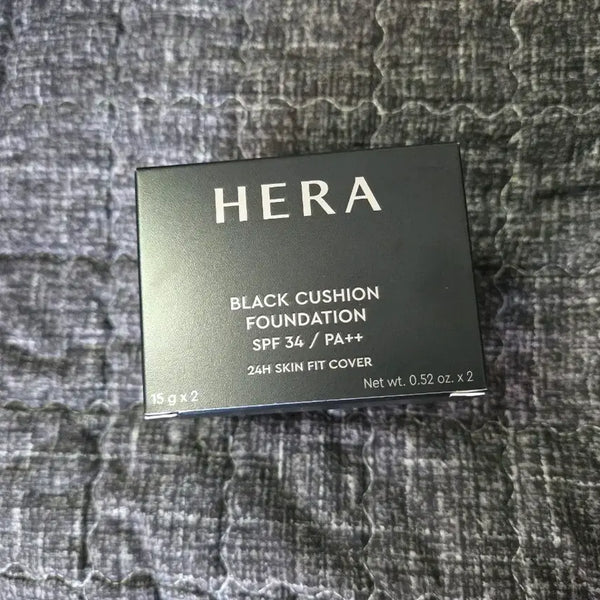 [BUNJANG] Hera Black Cushion Foundation (21N1 Vanilla) - Refill Included / 헤라 블랙쿠션 파운데이션 본품+리필 21N1 바닐라
