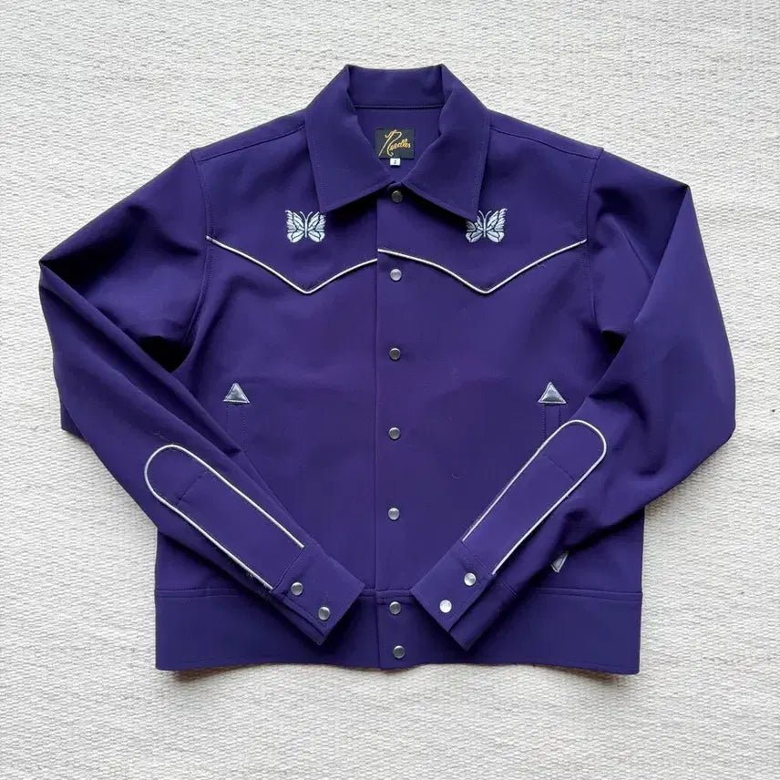 [BUNJANG] Needles Piping Cowboy Jacket Purple / 니들스 파이핑 카우보이 재킷 퍼플 LQ162
