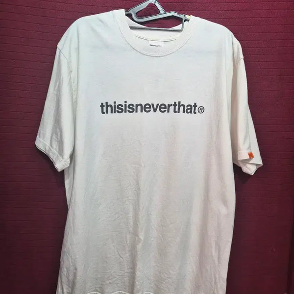 [BUNJANG] thisisneverthat Short Sleeve T-Shirt White / 디스이즈네버댓 반팔티 화이트