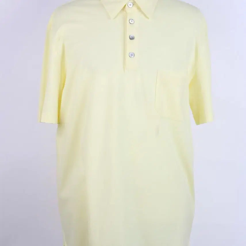 [BUNJANG] Hermes Yellow Pocket PK T-Shirt / 에르메스